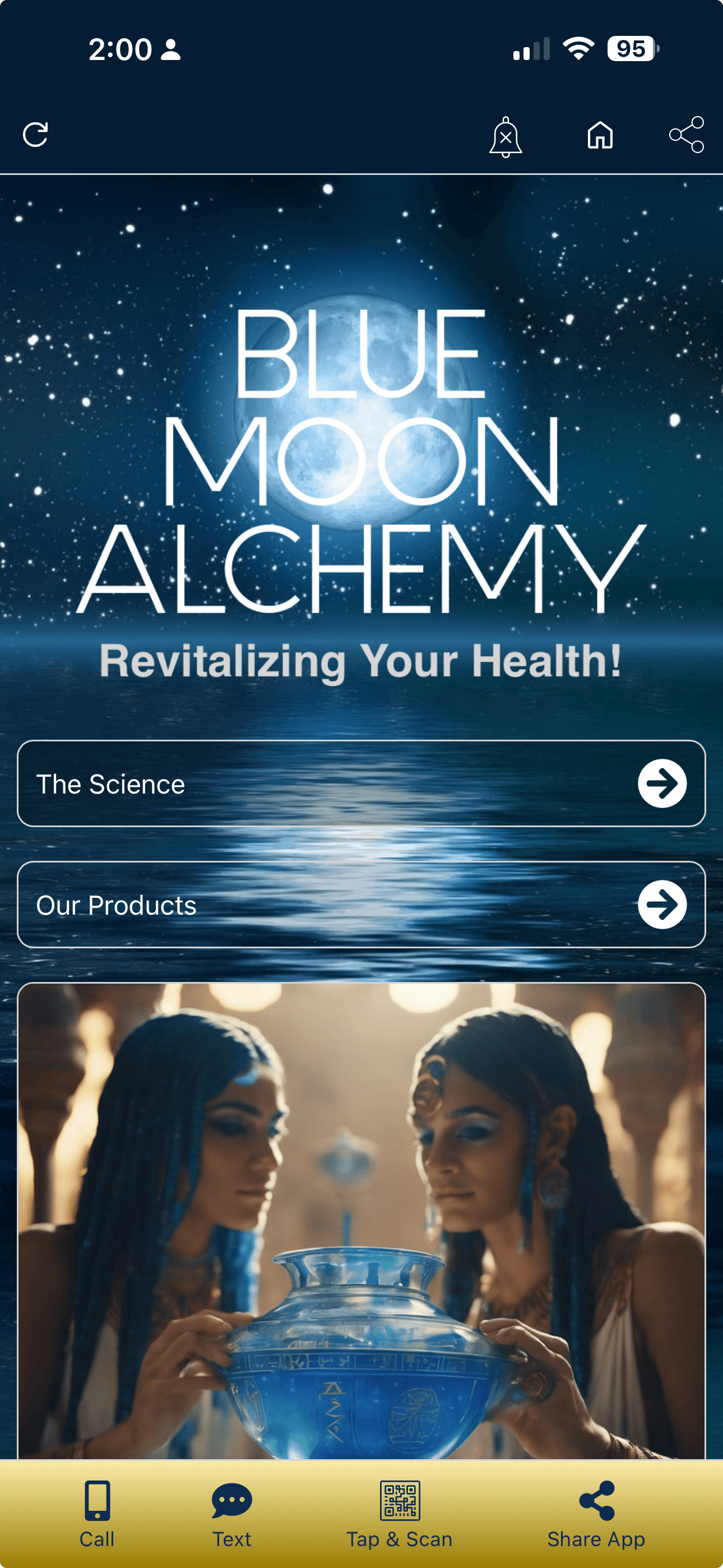 Blue Moon Alchemy — built with Tapps