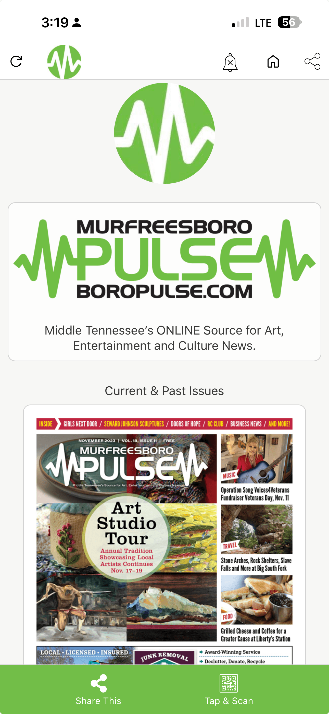 Boro Pulse Magazine — built with Tapps